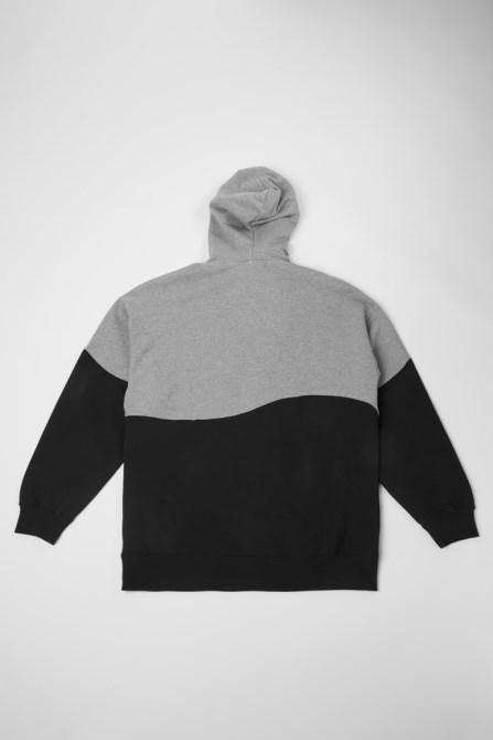 Hoodie Grey And Black Unisex Hoodie Camper New Arrivals