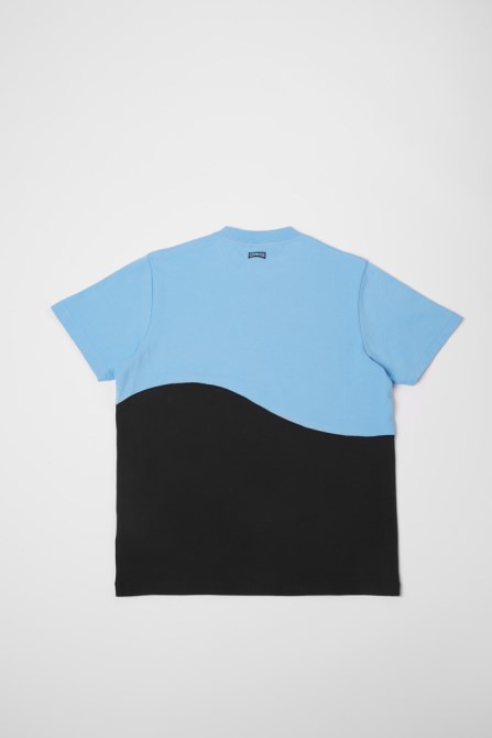 Camper Design T-Shirt Blue And Black Unisex T-Shirt