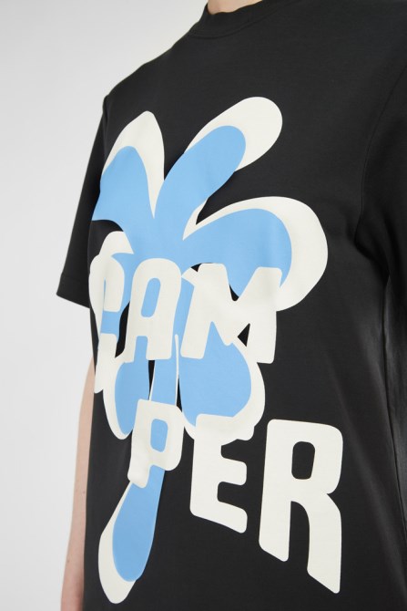 Design T-Shirt Black And Blue Printed Unisex T-Shirt Camper