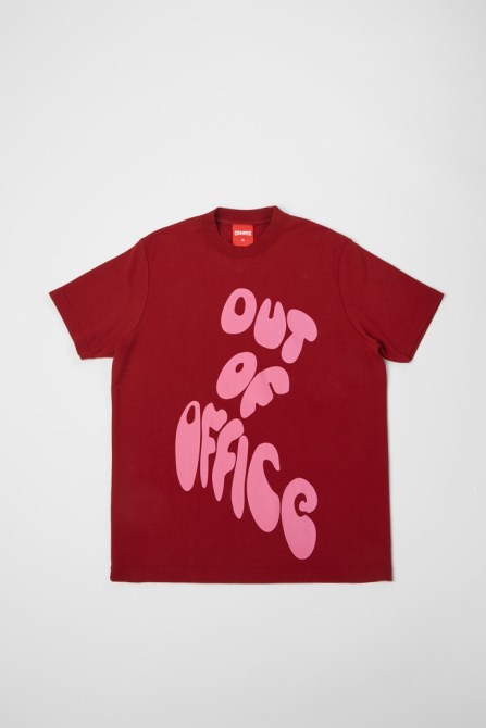 Design T-Shirt Burgundy And Pink Printed Unisex T-Shirt Camper