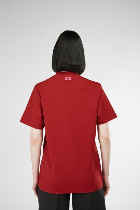 Design T-Shirt Burgundy And Pink Printed Unisex T-Shirt Camper