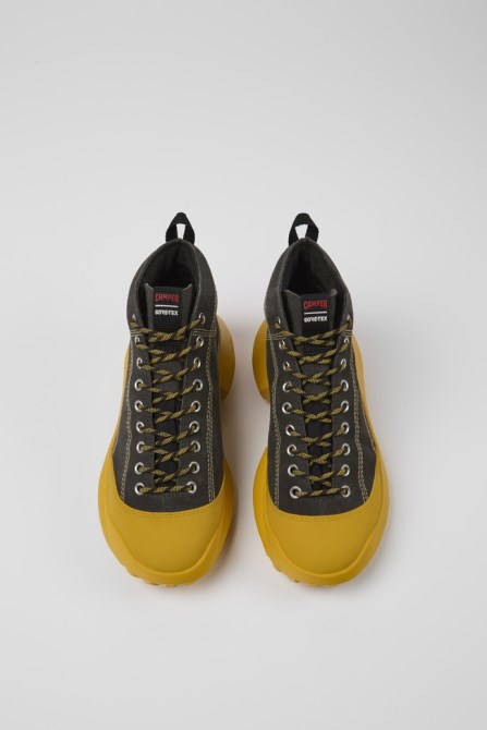 Crclr Gore-Tex Gray Nubuck And Textile Sneakers For Women Camper New Arrivals