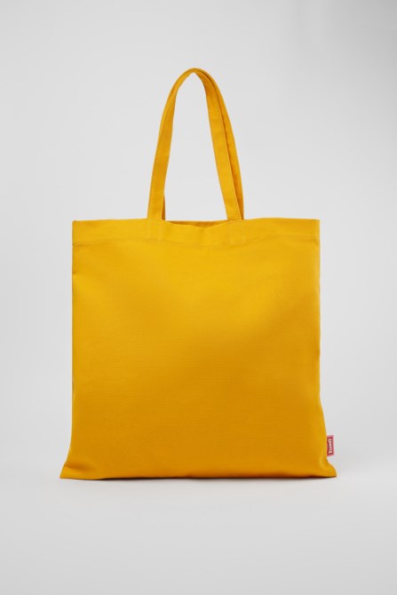 Camper Conmigo Orange Recycled Cotton Tote Bag New Arrivals