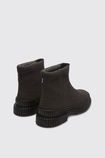 Exclusive Camper Pix Tencel Black Boot For Women With Zip