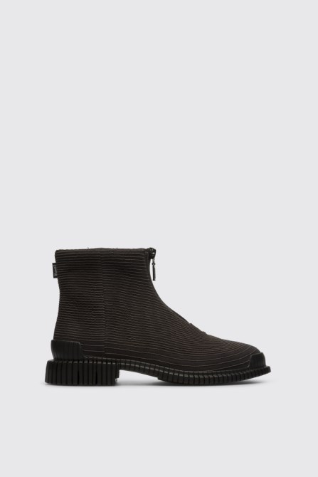 Exclusive Camper Pix Tencel Black Boot For Women With Zip