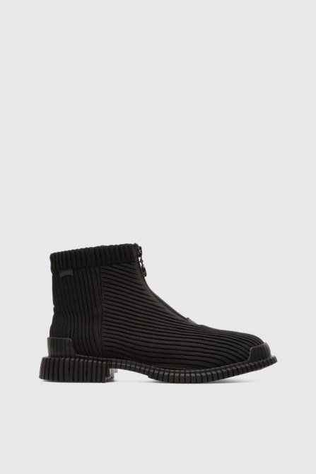Camper Design Pix Black Ankle Boots For Women