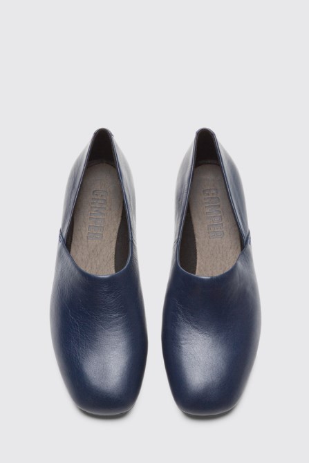 Design Casi Myra Women's Blue Ballerina Shoe Camper