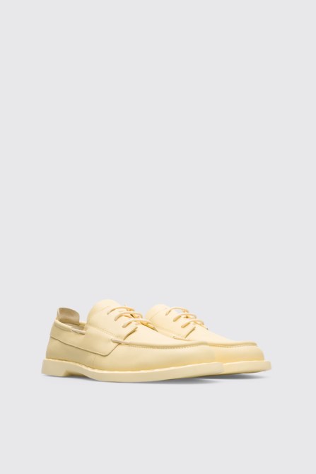 Juddie Yellow Nautical Style Shoe For Women Exclusive Camper