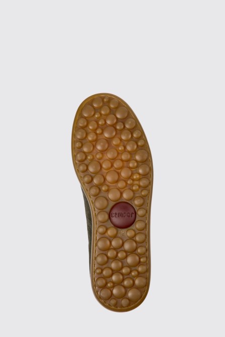 Exclusive Camper Pelotas Green Nubuck Sneakers For Men