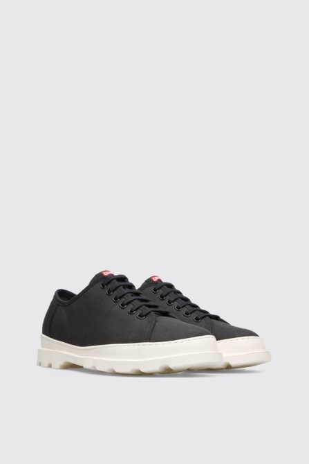 Camper Brutus Black Textile Shoe For Men New Arrivals