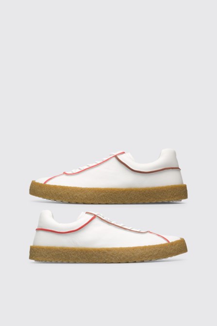 Camper Twins Men's White Lace Up Twins Shoe New Arrivals