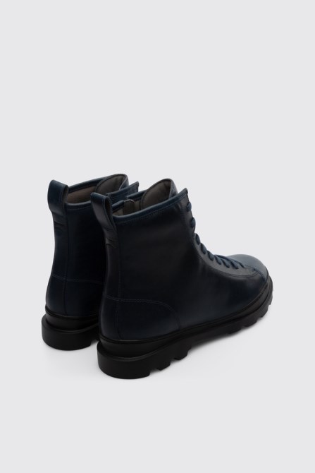 Design Brutus Blue Medium Lace Boot For Men Camper