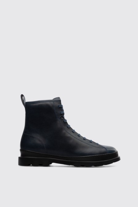 Design Brutus Blue Medium Lace Boot For Men Camper