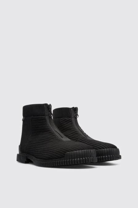 Exclusive Camper Pix Black Ankle Boots For Men