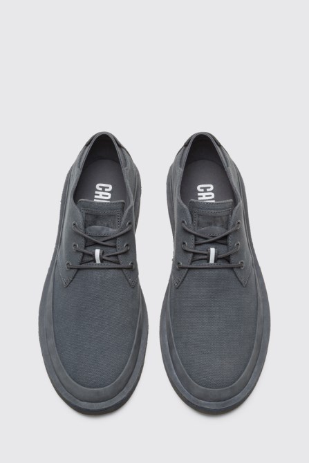 Design Morrys Dark Gray Shoe For Men Camper