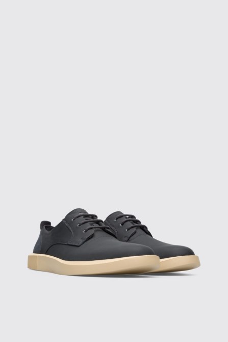 Exclusive Camper Bill Men's Dark Gray Shoes With Laces