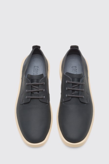 Exclusive Camper Bill Men's Dark Gray Shoes With Laces