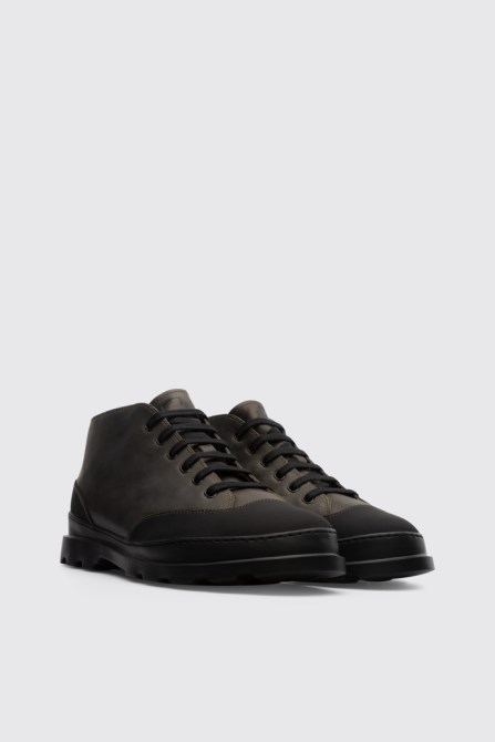 Camper Design Brutus Greenish-Grey Ankle Boot For Men