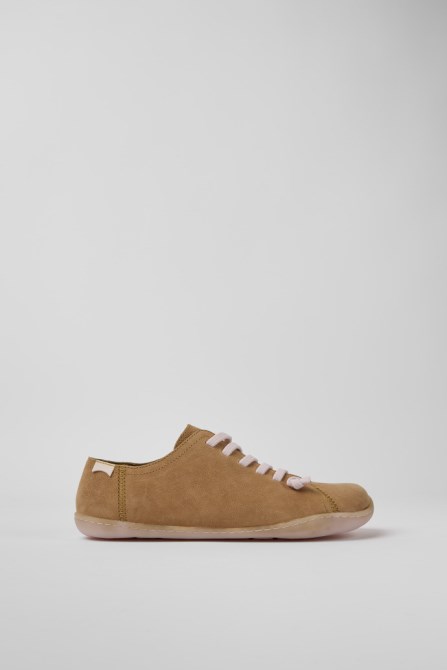 Exclusive Camper Peu Brown Leather Shoes For Women