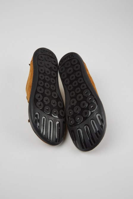 Design Peu Light Brown Nubuck Shoes For Women Camper