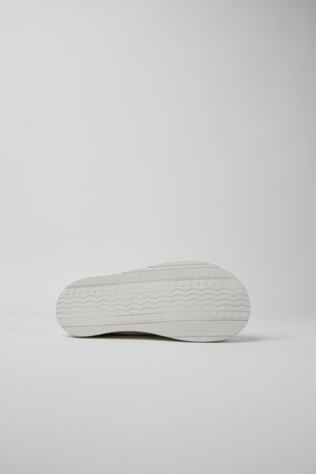 Twins White Printed Leather Shoes For Women Exclusive Camper