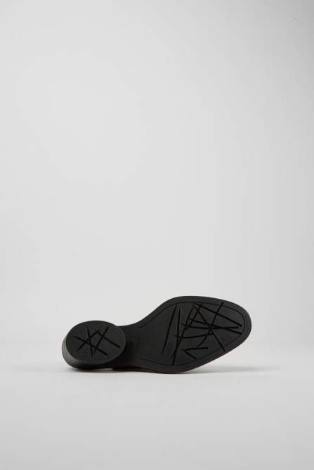 Camper Design Bonnie Black Leather Heels For Women