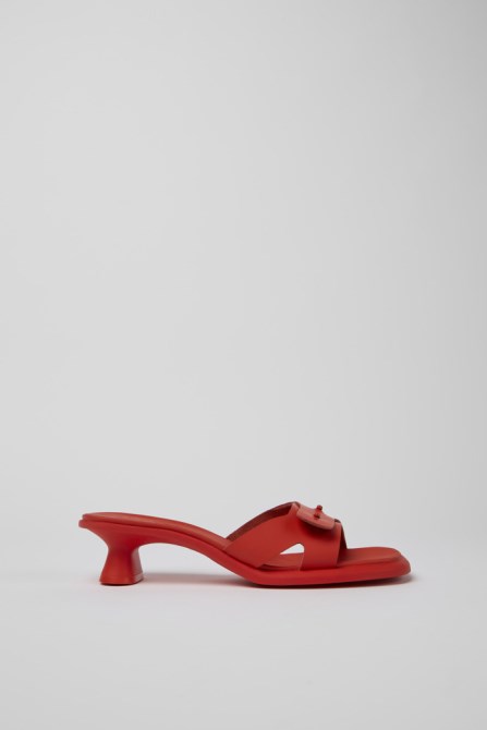 Exclusive Camper Dina Red Leather Sandals For Women