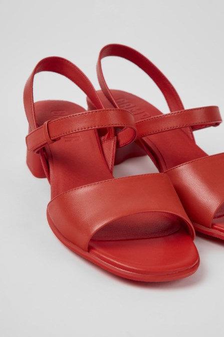 Camper Katie Red Sandal For Women New Arrivals