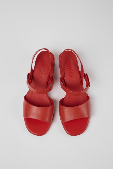 Camper Katie Red Sandal For Women New Arrivals