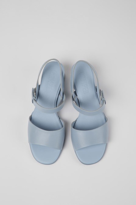 Camper Design Katie Blue Leather Sandals For Women