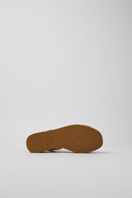 Camper Misia Brown Nubuck Sandals For Women New Arrivals