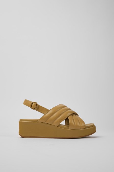 Design Misia Brown Sandals For Women Camper