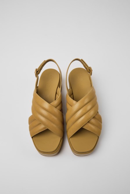 Design Misia Brown Sandals For Women Camper