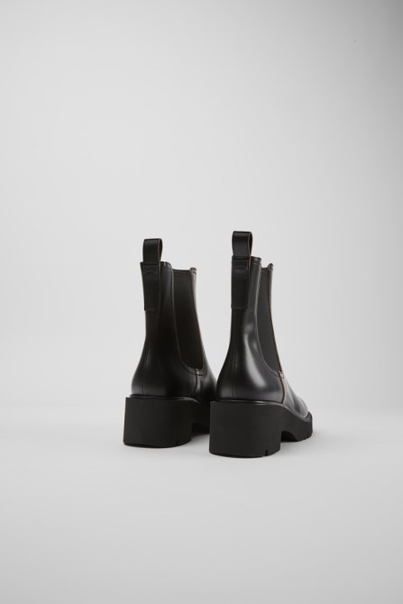 Exclusive Camper Milah Black Leather Boots For Women