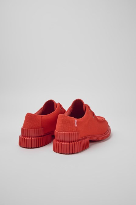 Design Pix Red Recycled Cotton Shoes For Women Camper
