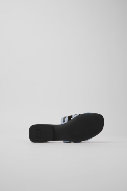Camper Twins Brown Blue And Black Leather Sandals For Women New Arrivals
