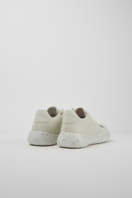 Peu Stadium White Non-Dyed Leather Sneakers For Women Exclusive Camper