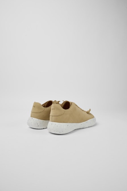 Exclusive Camper Peu Stadium Beige Nubuck Sneakers For Women