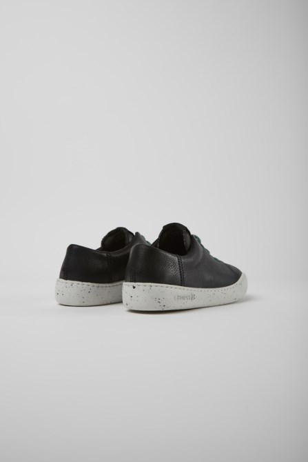Peu Touring Black Leather Sneakers For Women Exclusive Camper