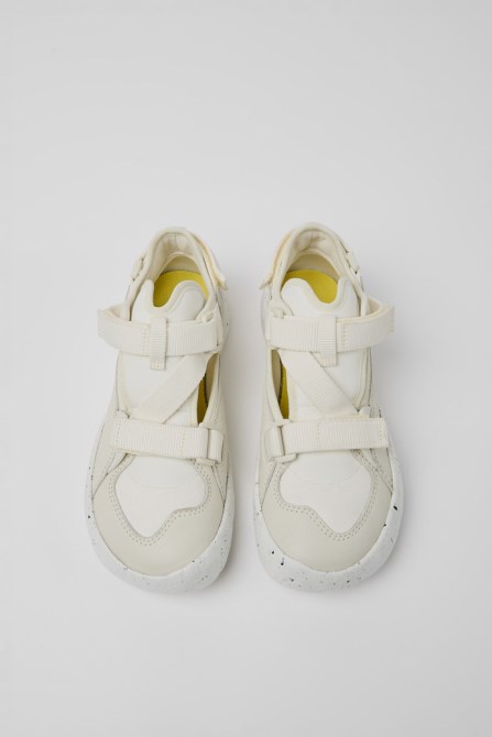Camper Design Peu Stadium White Semi-Open Sneakers For Women