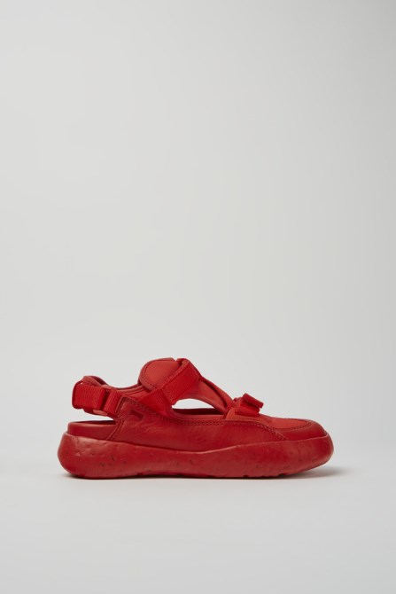 Camper Peu Stadium Red Semi-Open Sneakers For Women New Arrivals