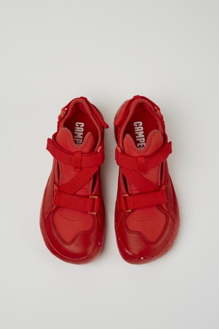 Camper Peu Stadium Red Semi-Open Sneakers For Women New Arrivals