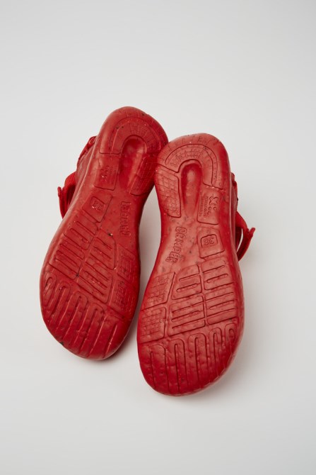 Camper Peu Stadium Red Semi-Open Sneakers For Women New Arrivals