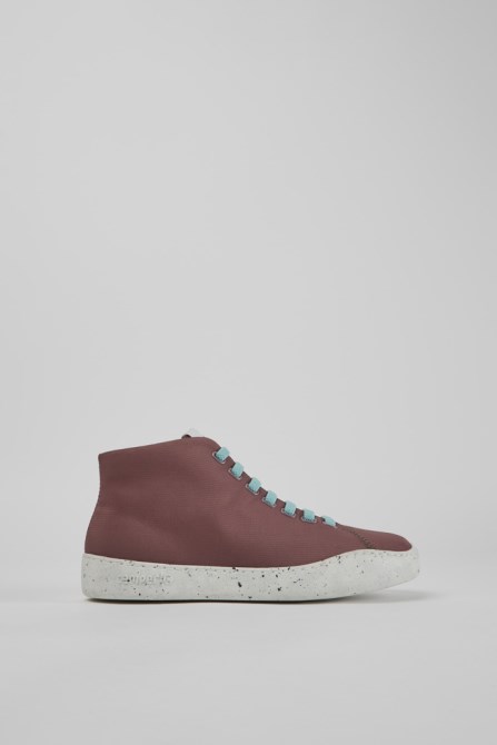 Design Peu Touring Purple Textile Ankle Boots Camper