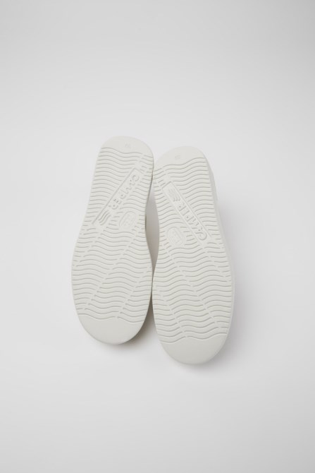 Camper Design Runner K21 White Non-Dyed Leather Sneakers For Women