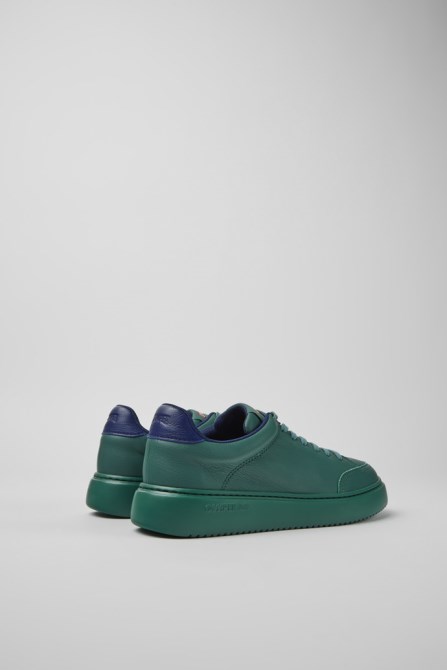 Camper Design Runner K21 Green Leather Sneakers For Women