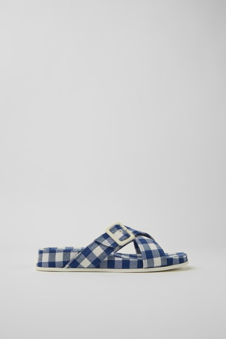 Atonik Blue And White Sandals For Women Camper New Arrivals
