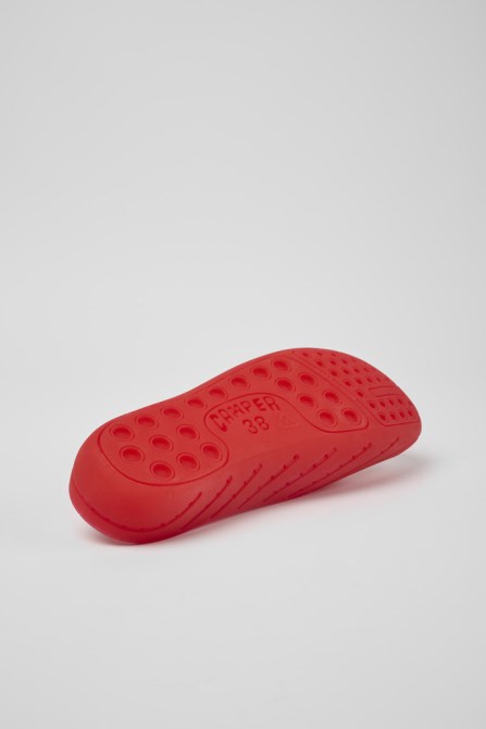 Camper Design Wabi Red Monomaterial Sandals For Women