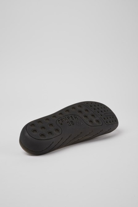 Wabi Black Monomaterial Sandals For Women Camper New Arrivals