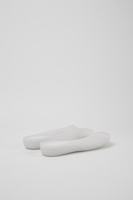 Design Wabi White Monomaterial Sandals For Women Camper
